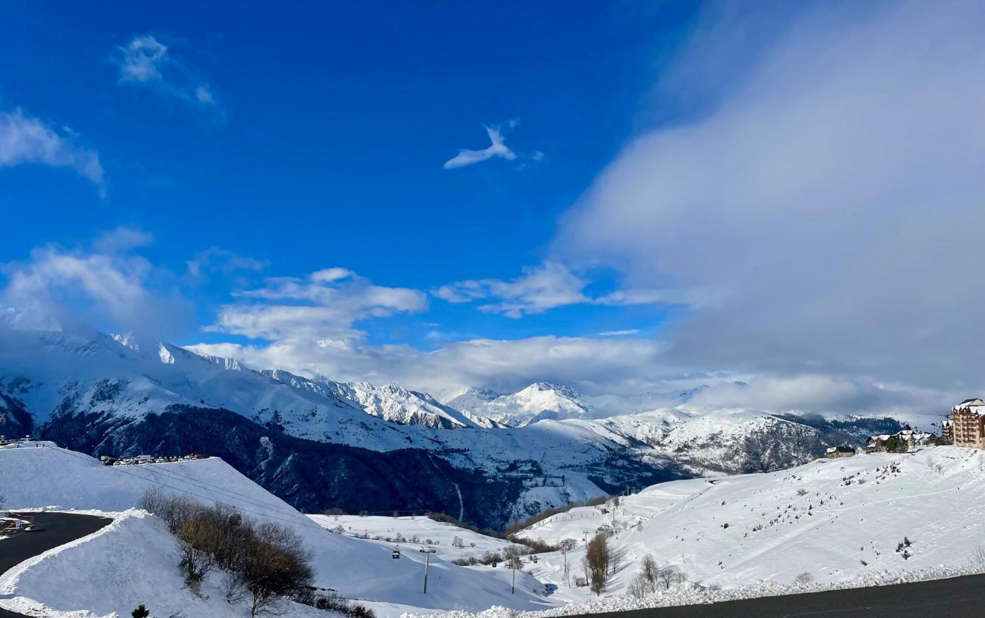Grand Appartement Peyra'Good Tout Equipe Linge De Lit Et De Toilette Inclus - 8 Couchages - Station Peyragudes - Vue Montagne - 2 Balcons-Terrasses Germ ภายนอก รูปภาพ